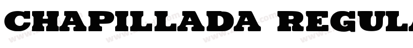 Chapillada Regular字体转换